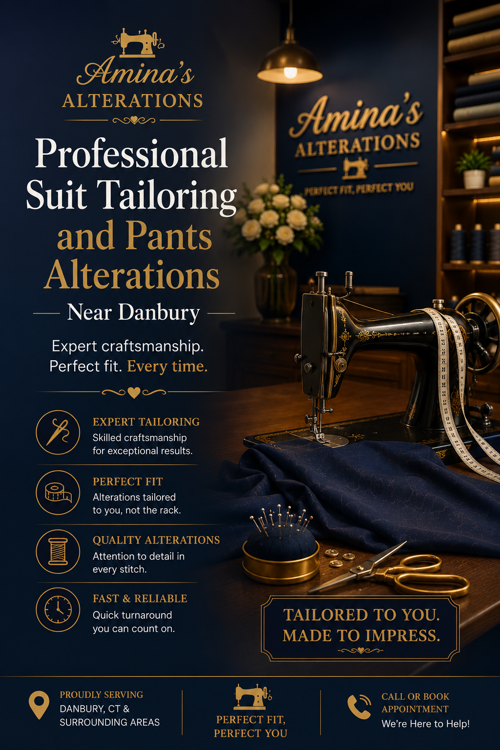 Zipper Repair & Clothing Repair Services — Danbury, CT