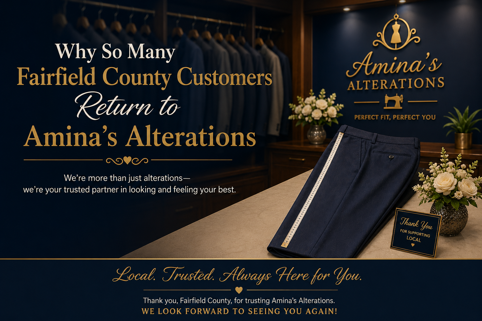 Zipper Repair & Clothing Repair Services — Danbury, CT